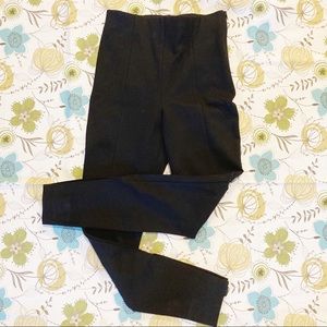 asos Ponte High Waist Skinny Ankle Zip Black SZ 2